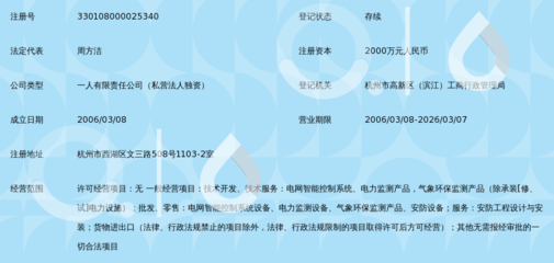 浙江雷鸟智能电网技术